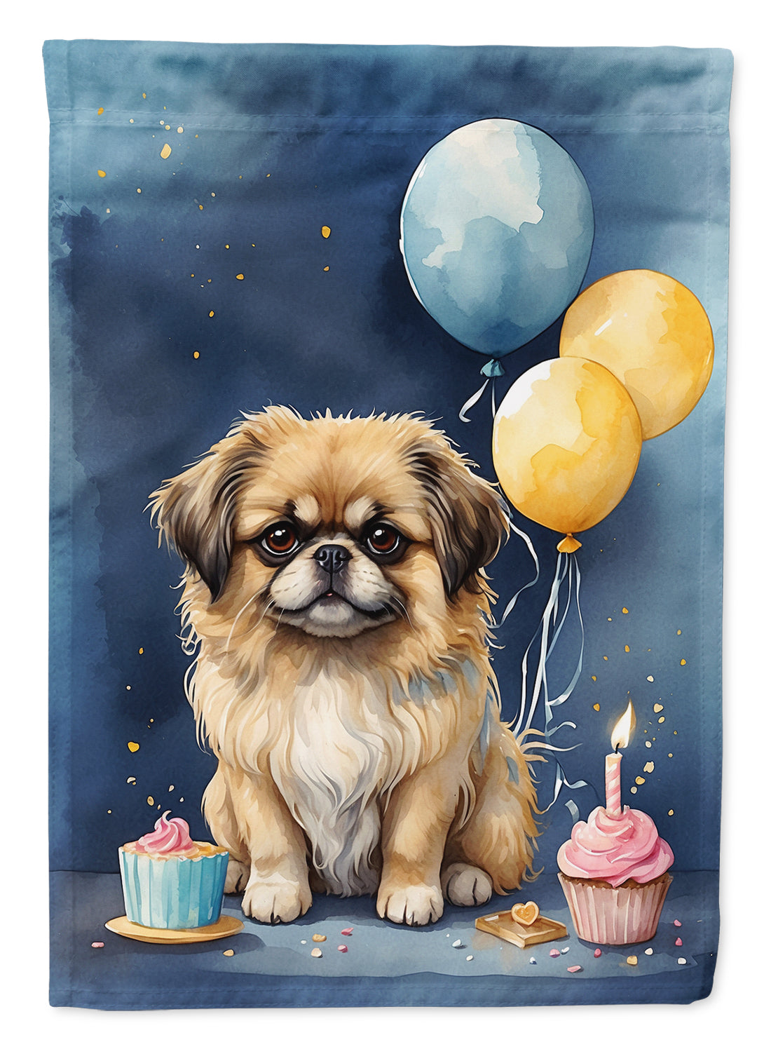 Buy this Pekingese Happy Birthday Garden Flag