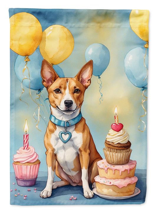 Buy this Basenji Happy Birthday Garden Flag