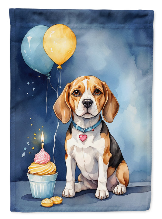Buy this Beagle Happy Birthday Garden Flag
