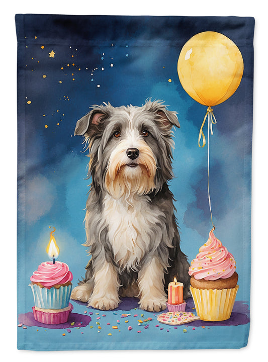 Buy this Bearded Collie Happy Birthday Garden Flag