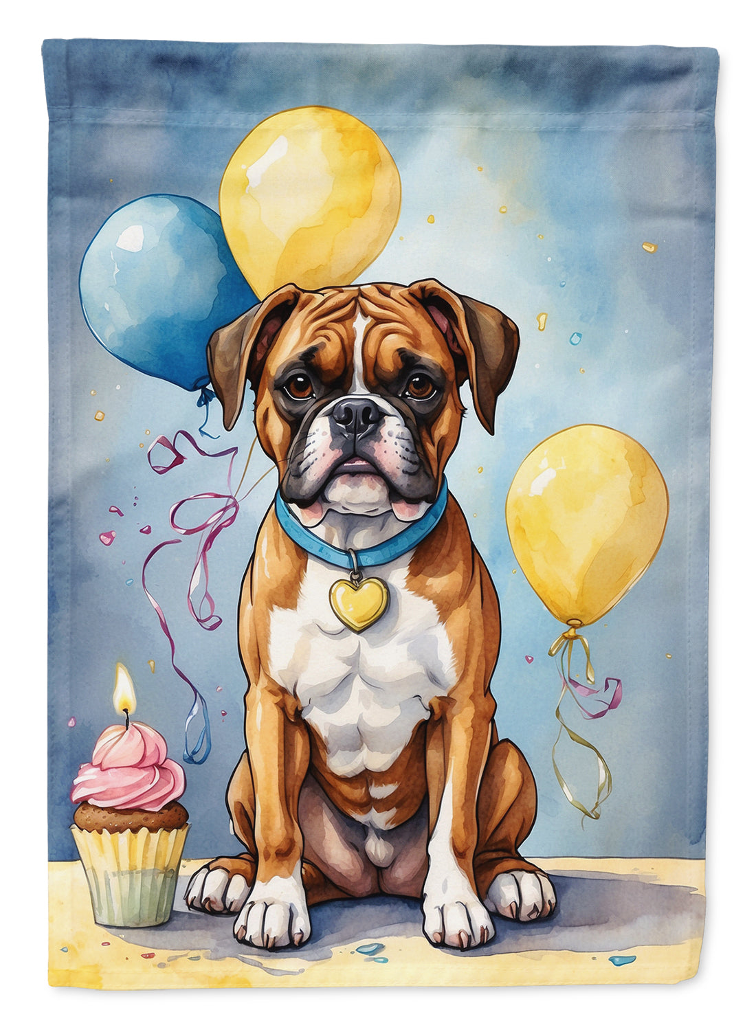 Buy this Boxer Happy Birthday House Flag