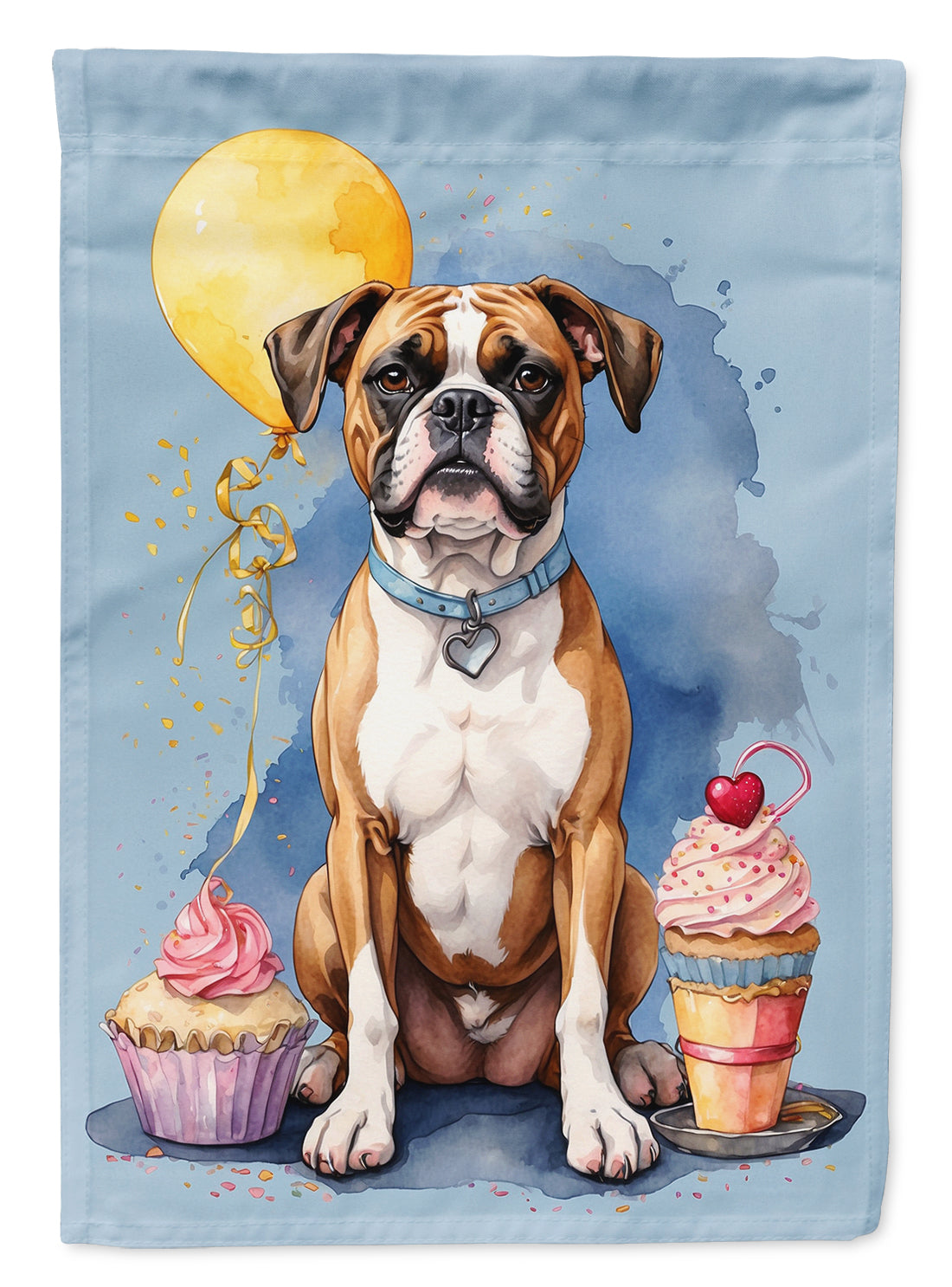 Buy this Boxer Happy Birthday Garden Flag