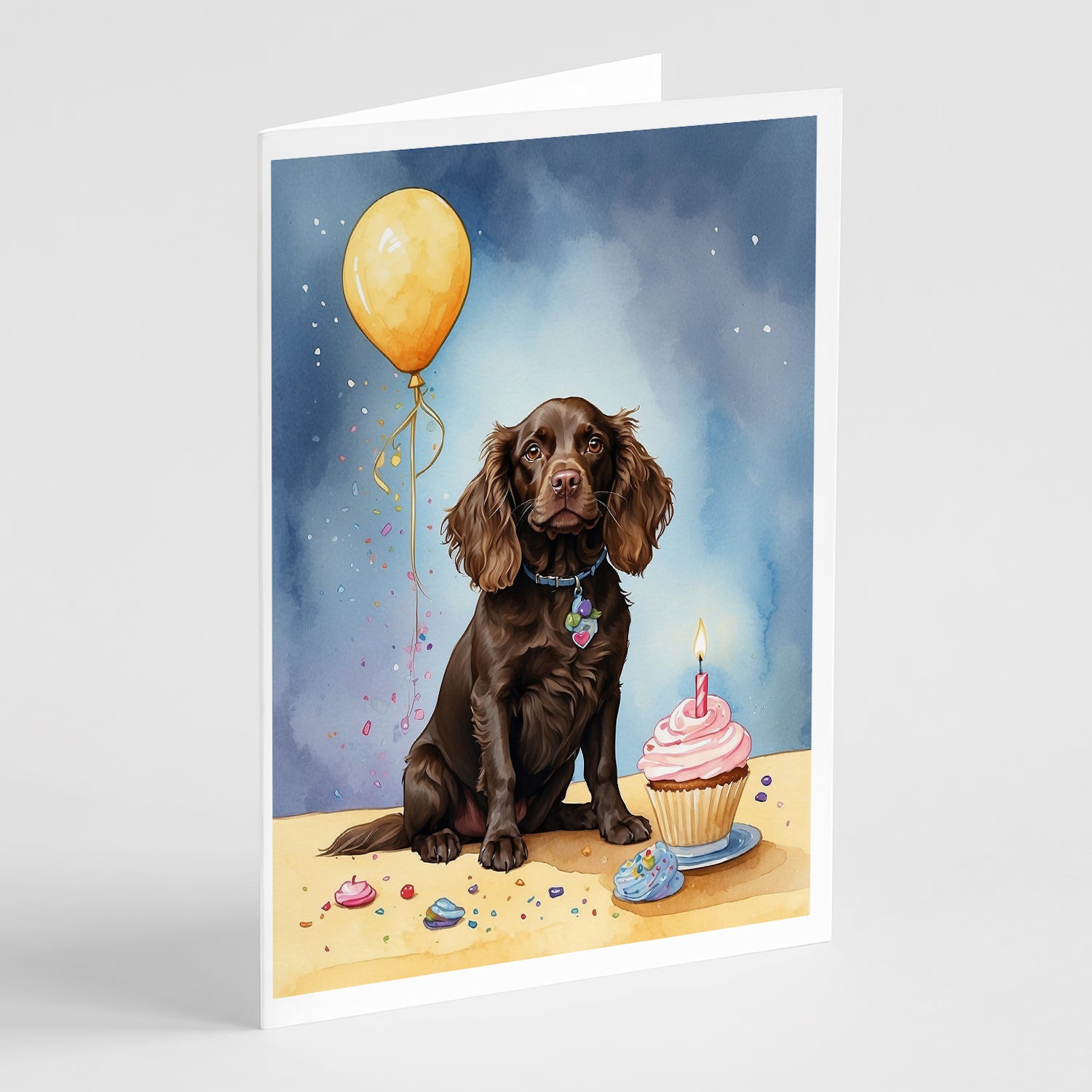 Buy this Boykin Spaniel Happy Birthday Greeting Cards Pack of 8