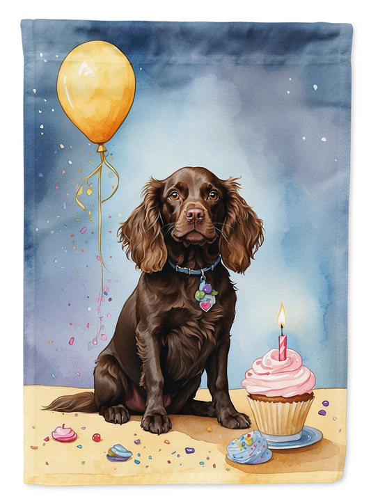 Buy this Boykin Spaniel Happy Birthday Garden Flag
