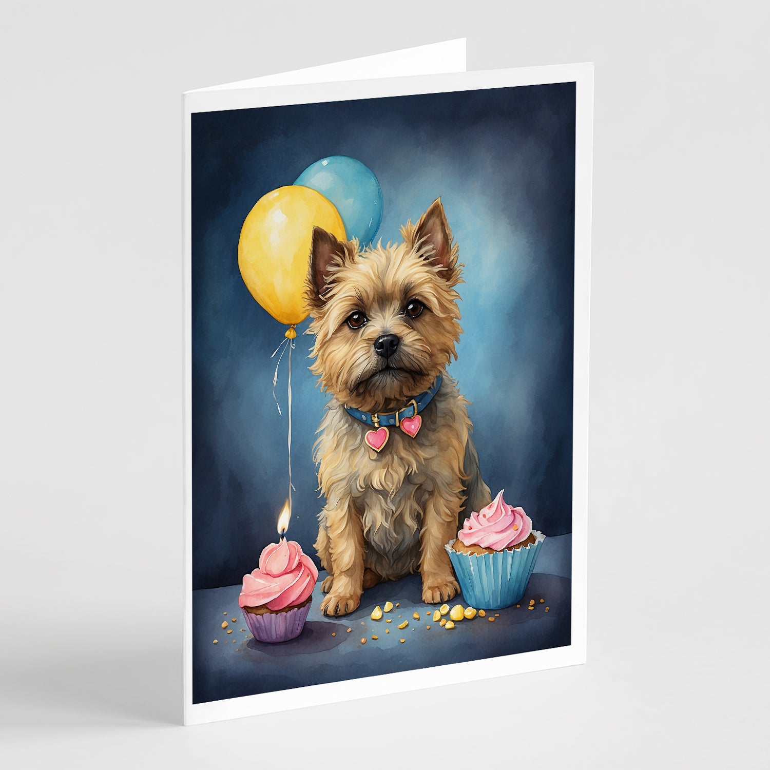 Buy this Cairn Terrier Happy Birthday Greeting Cards Pack of 8