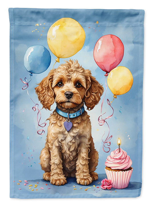 Buy this Cockapoo Happy Birthday Garden Flag