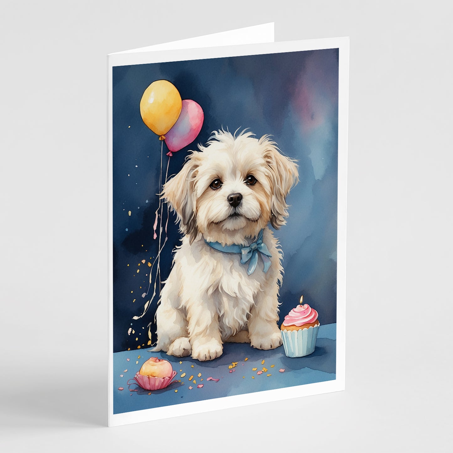 Buy this Coton De Tulear Happy Birthday Greeting Cards Pack of 8