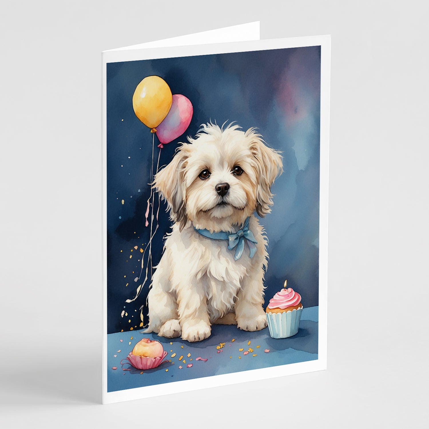 Buy this Coton De Tulear Happy Birthday Greeting Cards Pack of 8
