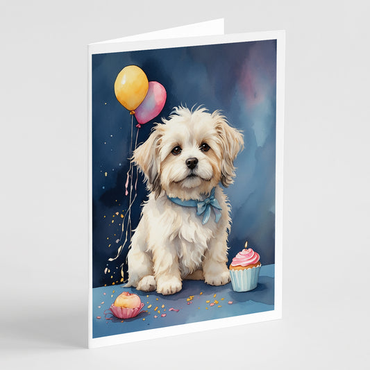 Buy this Coton De Tulear Happy Birthday Greeting Cards Pack of 8