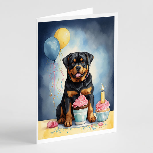 Buy this Rottweiler Happy Birthday Greeting Cards Pack of 8