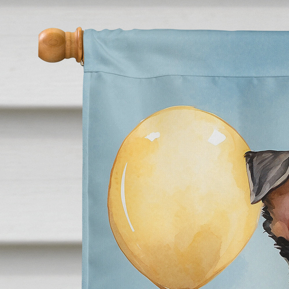 Schnauzer Happy Birthday House Flag