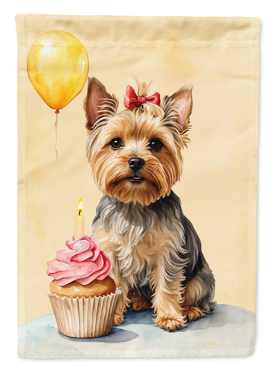 Buy this Yorkshire Terrier Happy Birthday Garden Flag