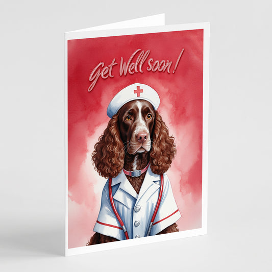 Buy this American Water Spaniel Get Well Soon Greeting Cards Pack of 8
