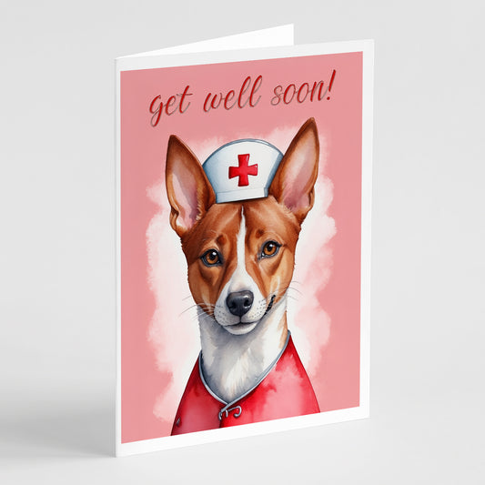 Buy this Basenji Get Well Soon Greeting Cards Pack of 8