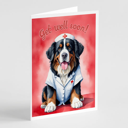 Buy this Bernese Mountain Dog Get Well Soon Greeting Cards Pack of 8