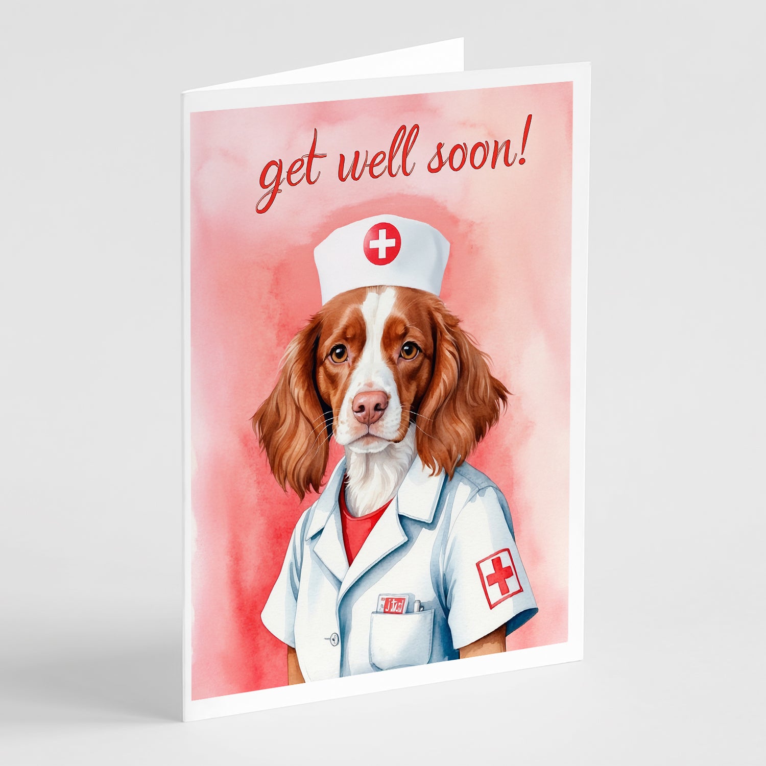 Buy this Brittany Get Well Soon Greeting Cards Pack of 8