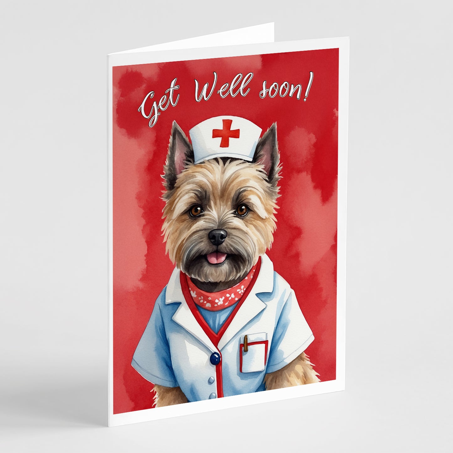 Buy this Cairn Terrier Get Well Soon Greeting Cards Pack of 8
