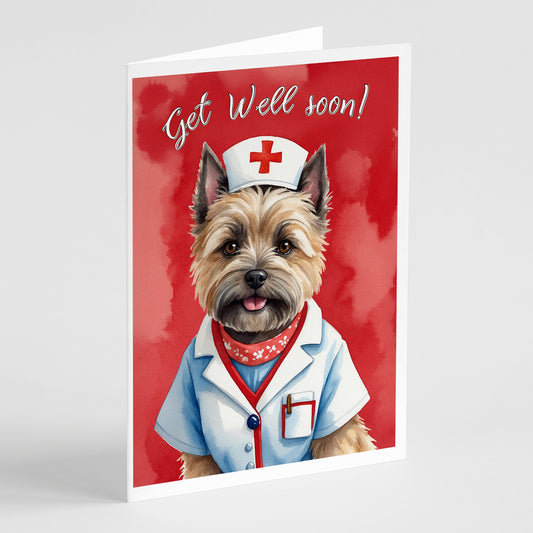 Buy this Cairn Terrier Get Well Soon Greeting Cards Pack of 8