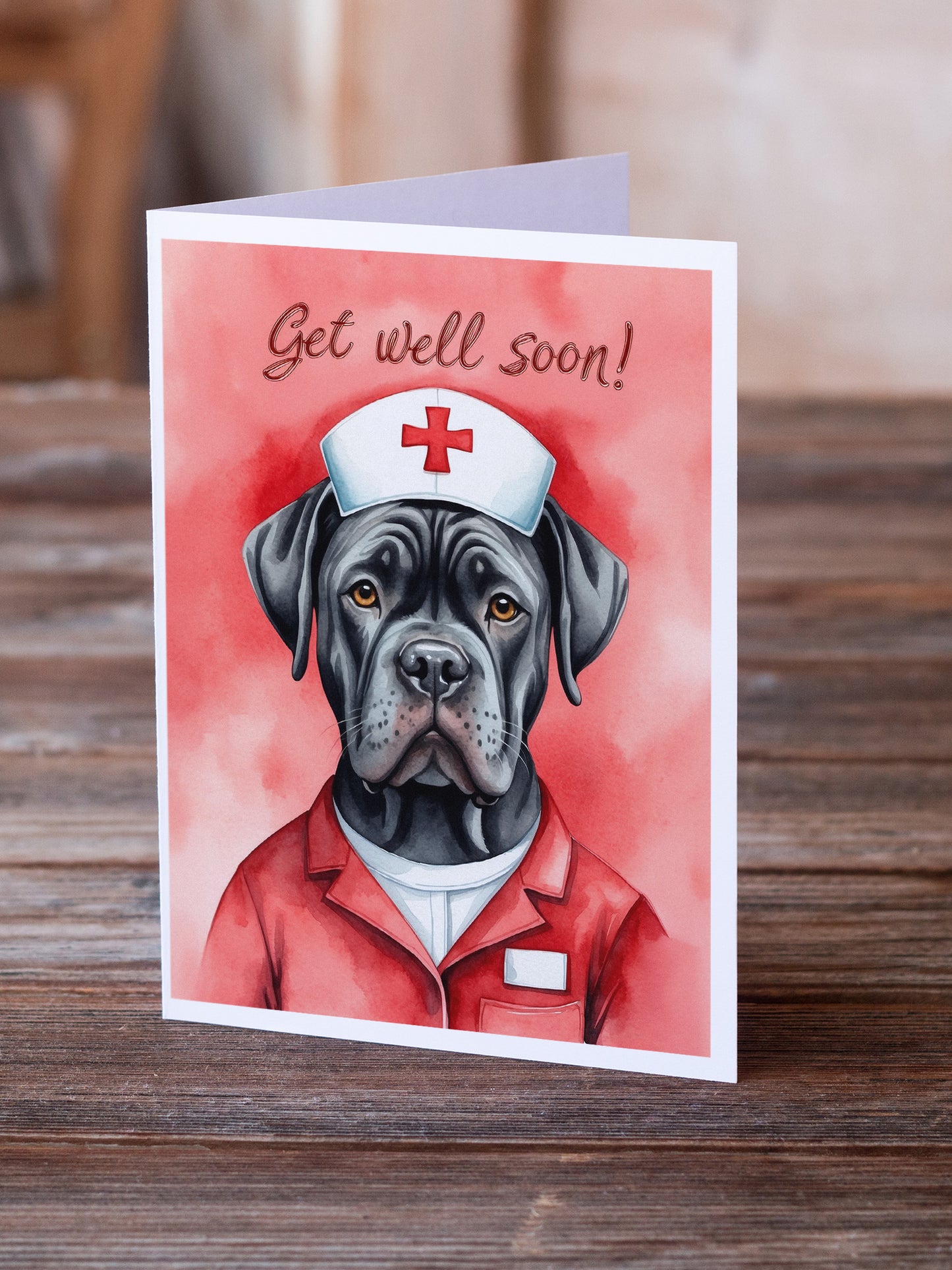 Cane Corso Get Well Soon Greeting Cards Pack of 8
