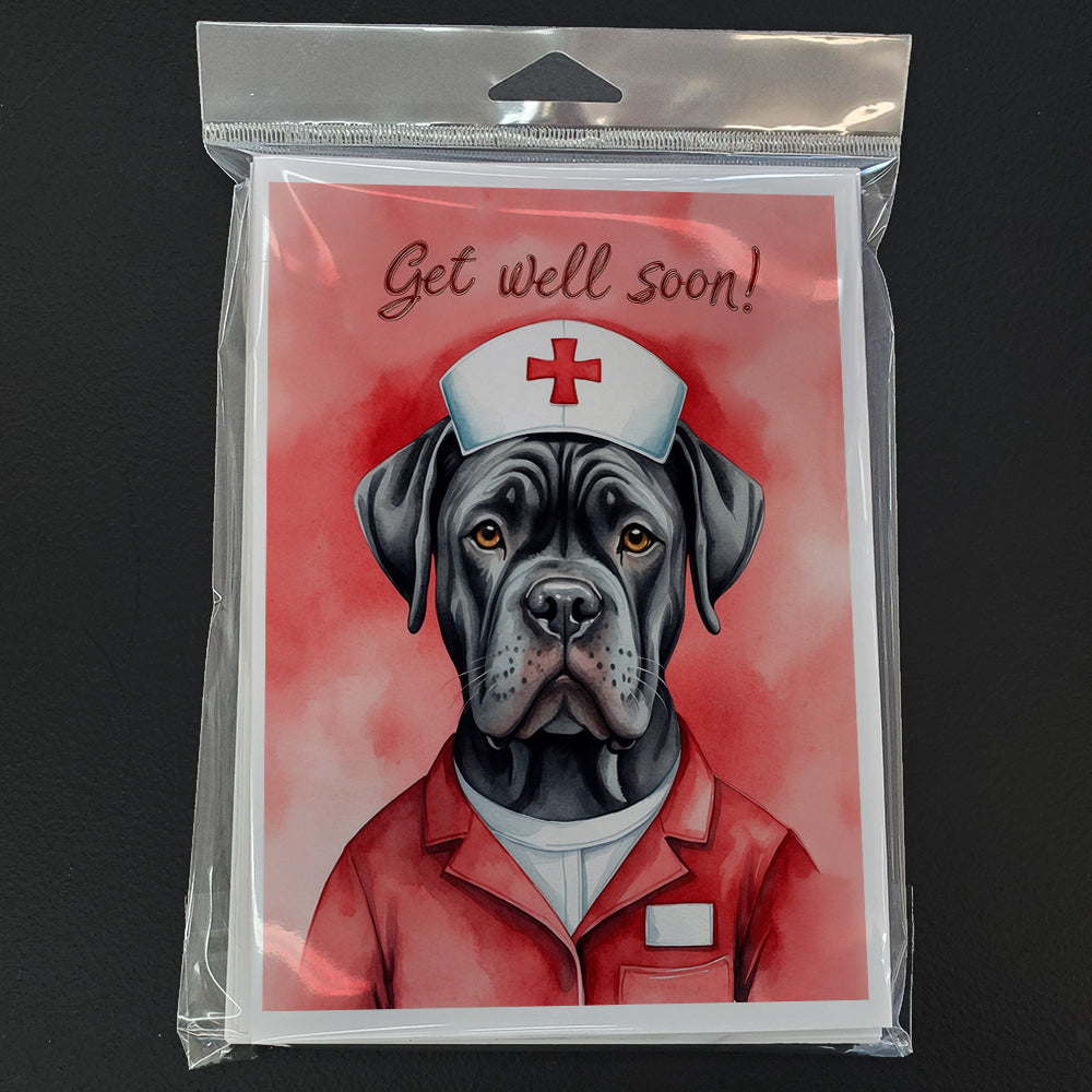 Cane Corso Get Well Soon Greeting Cards Pack of 8