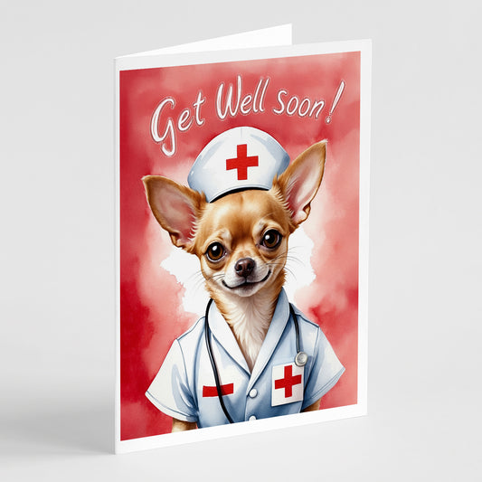 Buy this Chihuahua Get Well Soon Greeting Cards Pack of 8