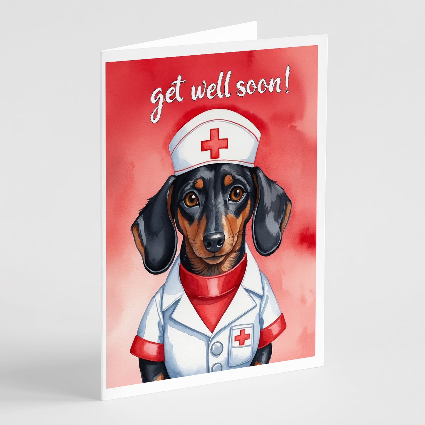Buy this Dachshund Get Well Soon Greeting Cards Pack of 8
