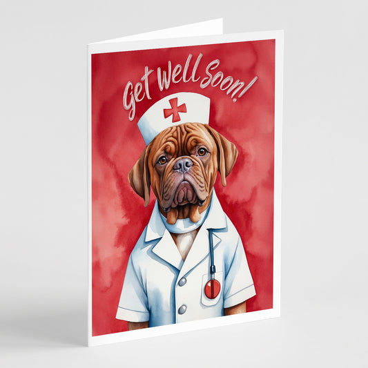 Buy this Dogue De Bordeaux Get Well Soon Greeting Cards Pack of 8