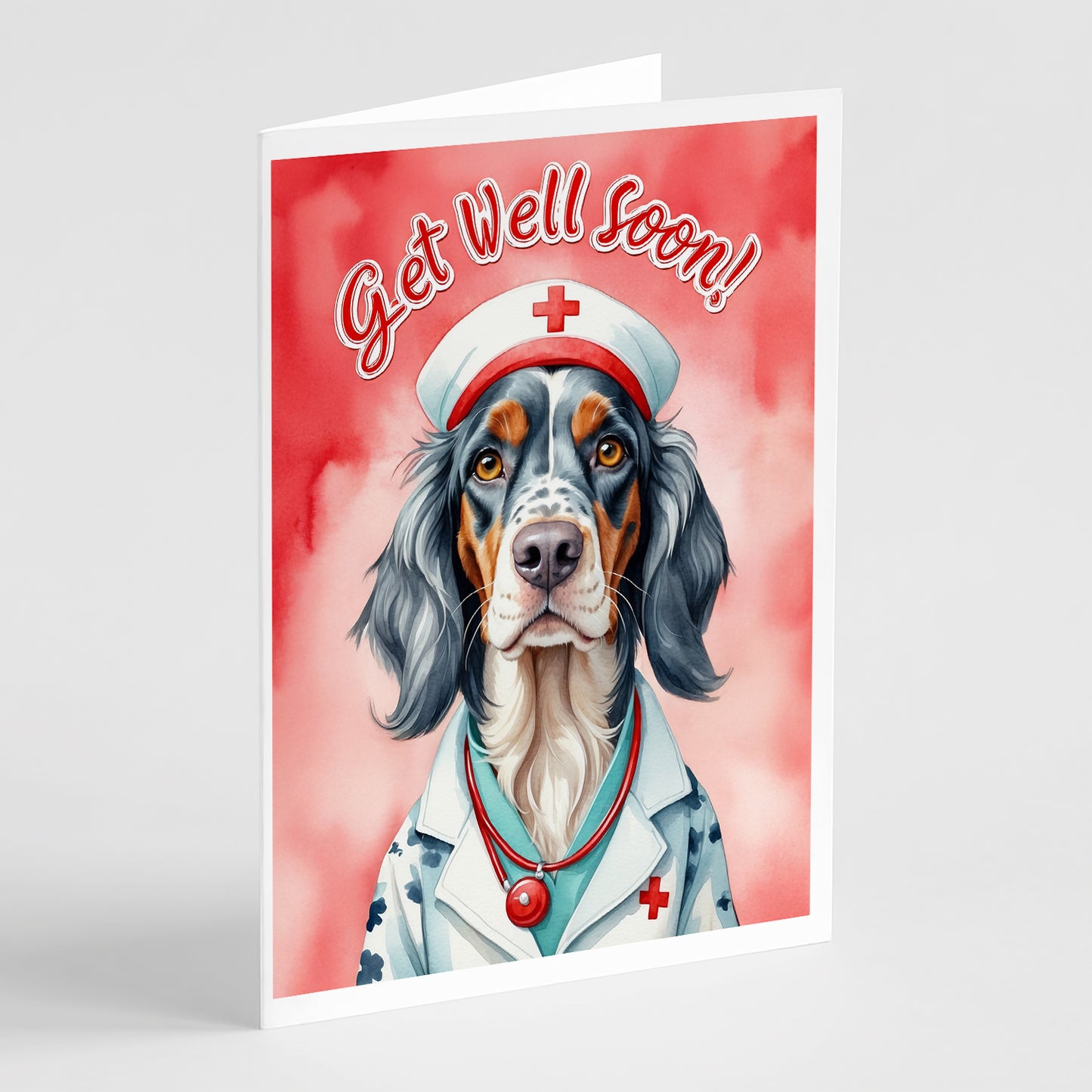 Buy this English Setter Get Well Soon Greeting Cards Pack of 8