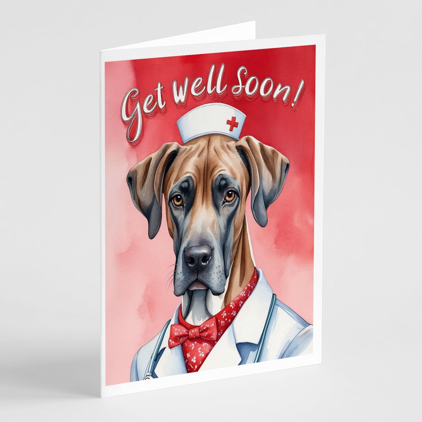 Buy this Great Dane Get Well Soon Greeting Cards Pack of 8