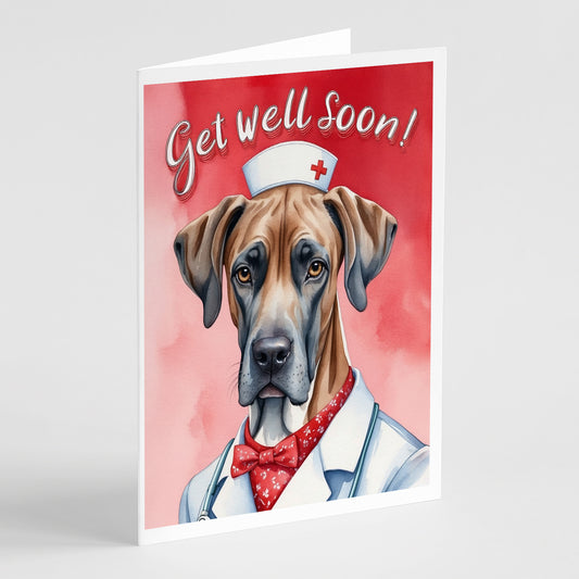 Buy this Great Dane Get Well Soon Greeting Cards Pack of 8