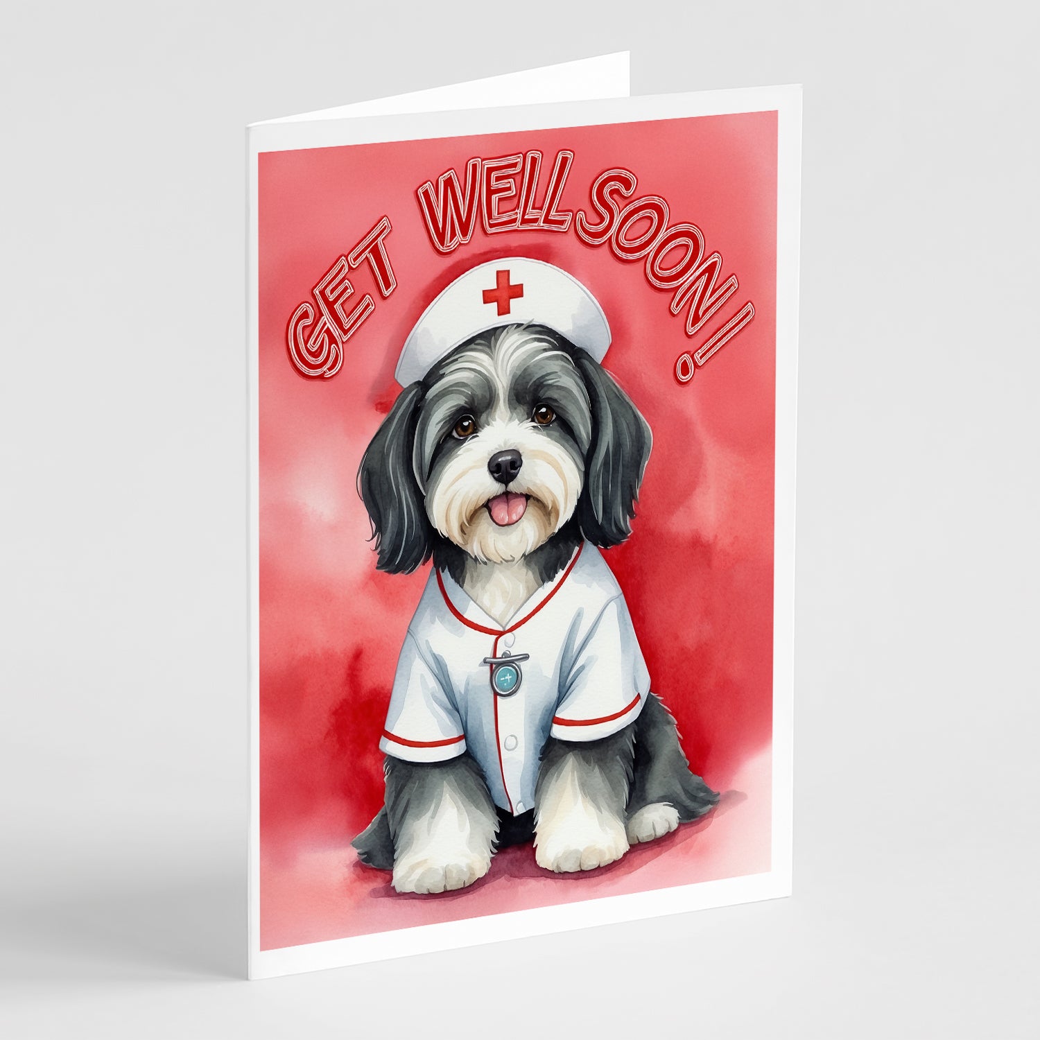 Buy this Havanese Get Well Soon Greeting Cards Pack of 8