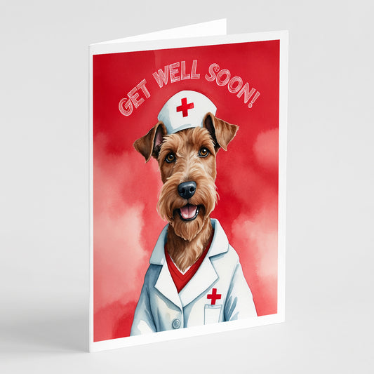 Buy this Irish Terrier Get Well Soon Greeting Cards Pack of 8
