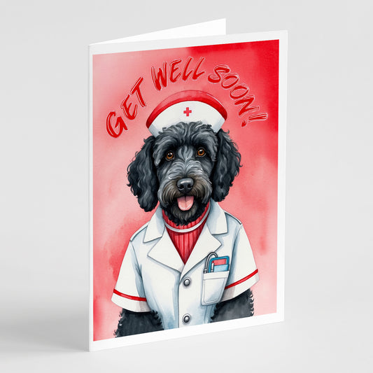 Buy this Labradoodle Get Well Soon Greeting Cards Pack of 8