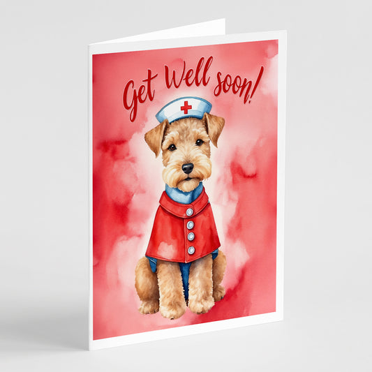 Buy this Lakeland Terrier Get Well Soon Greeting Cards Pack of 8