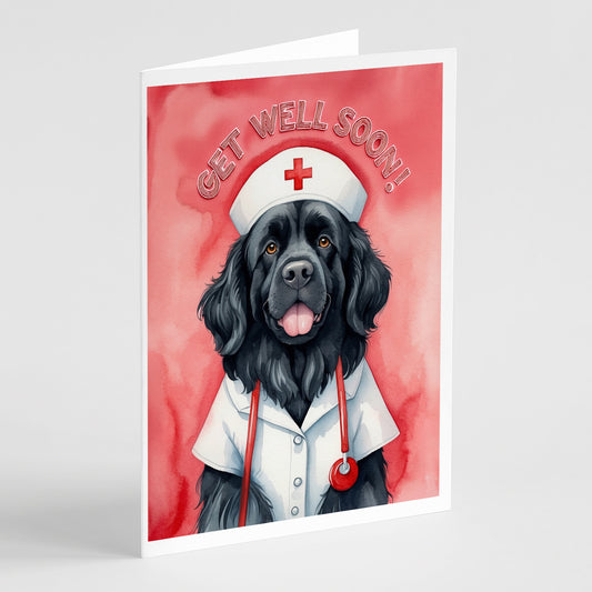 Buy this Newfoundland Get Well Soon Greeting Cards Pack of 8