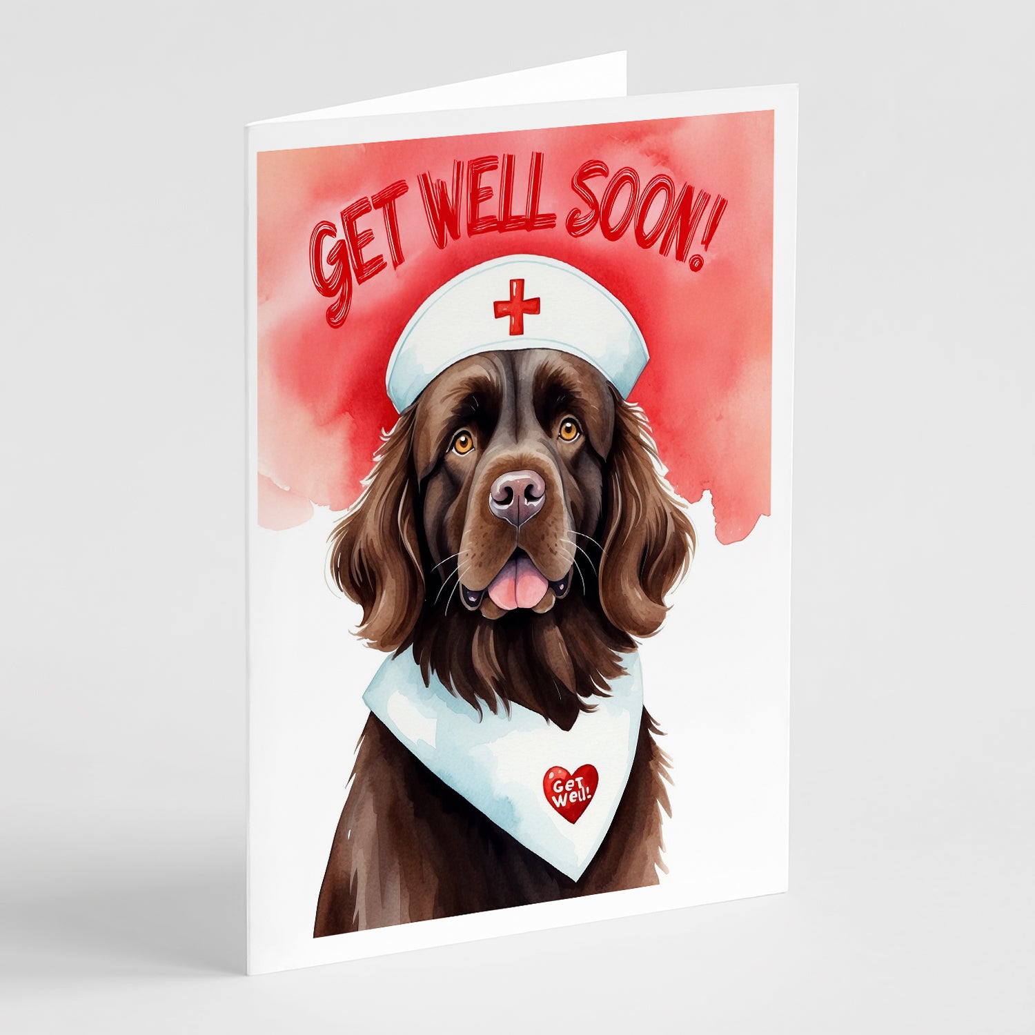 Buy this Newfoundland Get Well Soon Greeting Cards Pack of 8