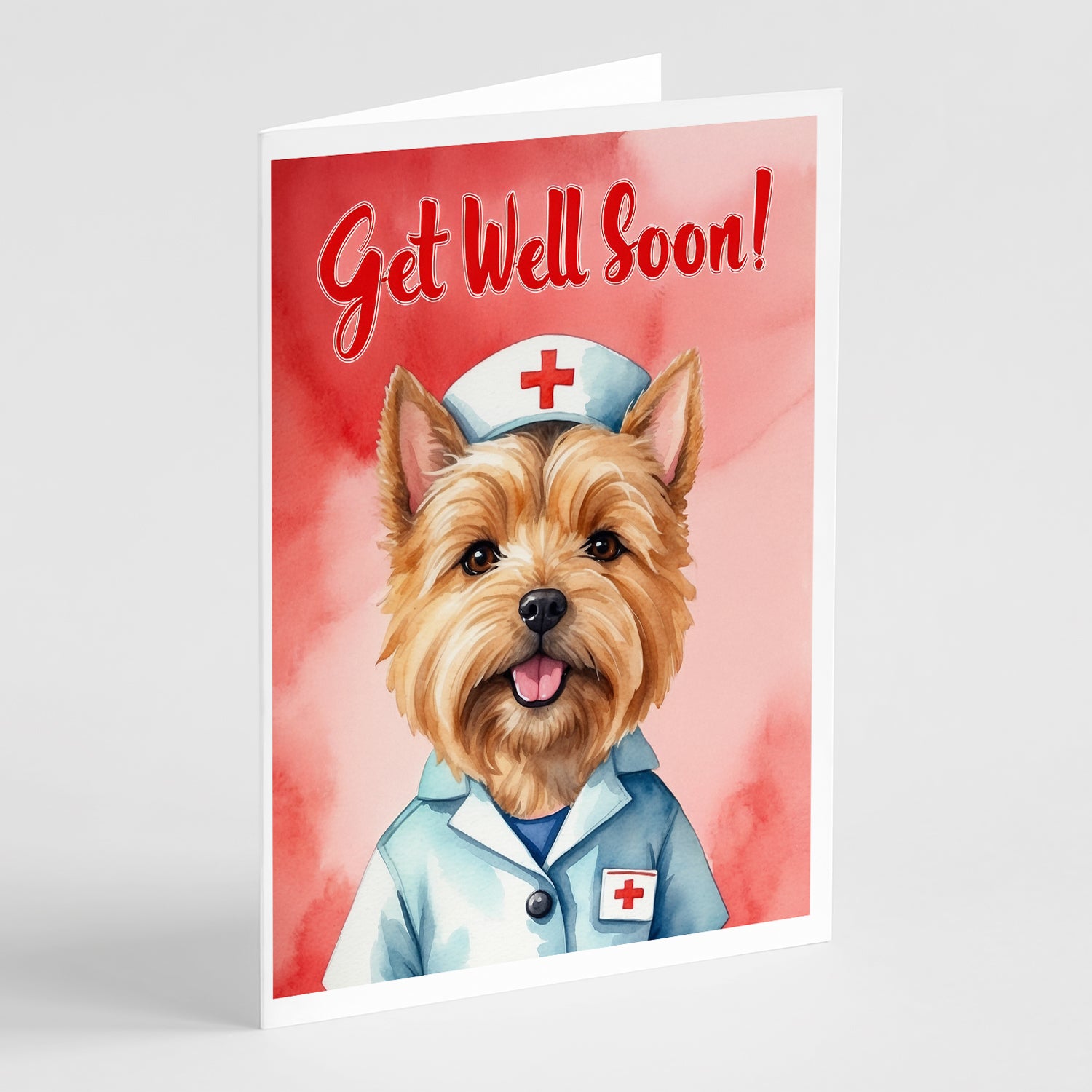 Buy this Norwich Terrier Get Well Soon Greeting Cards Pack of 8