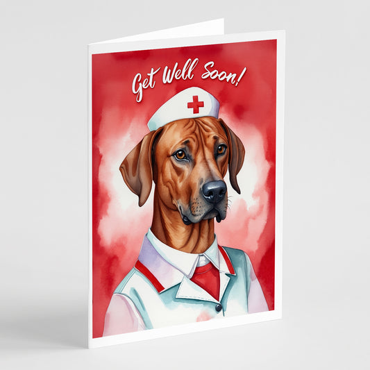 Buy this Rhodesian Ridgeback Get Well Soon Greeting Cards Pack of 8