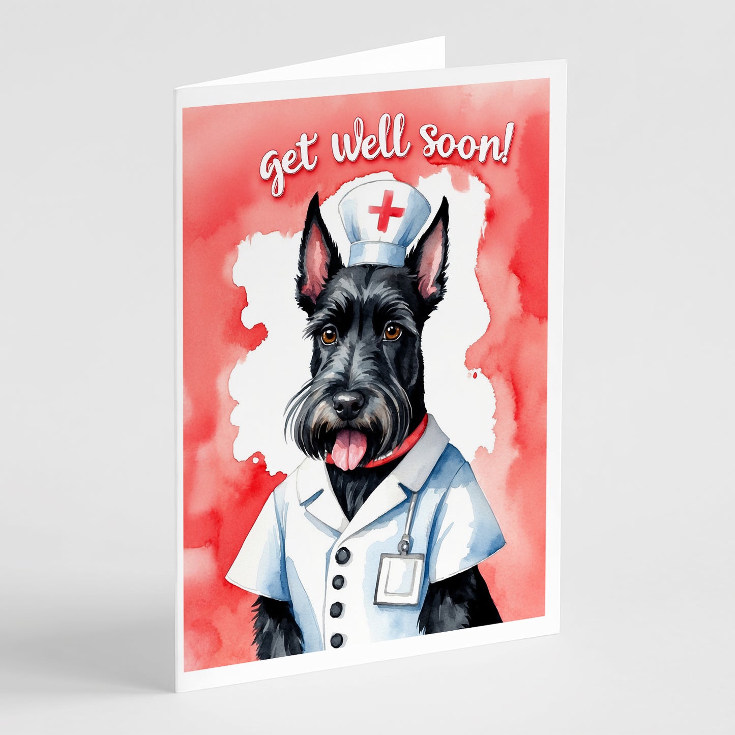 Buy this Scottish Terrier Get Well Soon Greeting Cards Pack of 8