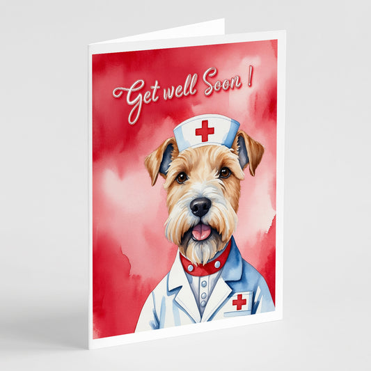 Buy this Wheaten Terrier Get Well Soon Greeting Cards Pack of 8