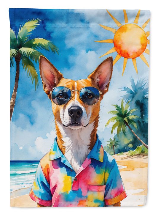 Buy this Basenji Summer Beach Time House Flag