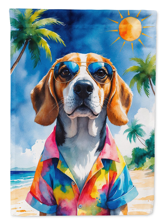 Buy this Beagle Summer Beach Time House Flag
