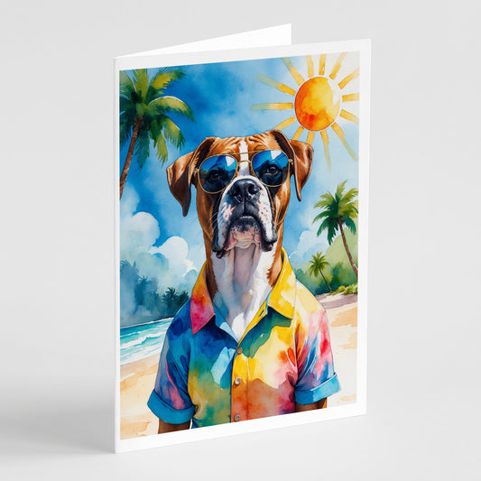 Buy this Boxer Summer Beach Time Greeting Cards Pack of 8