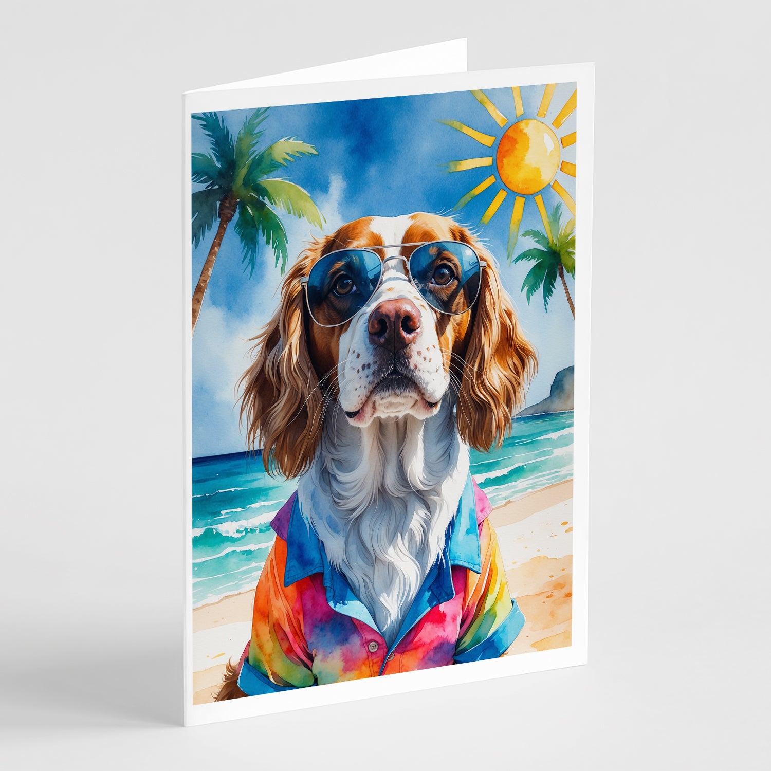 Buy this Brittany Summer Beach Time Greeting Cards Pack of 8