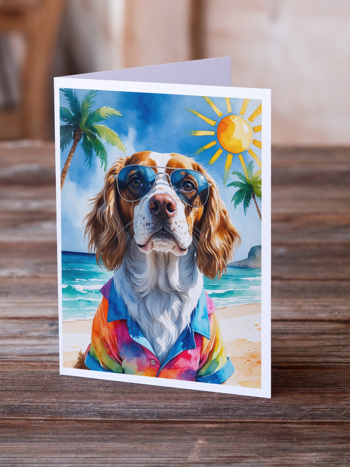 Brittany Summer Beach Time Greeting Cards Pack of 8