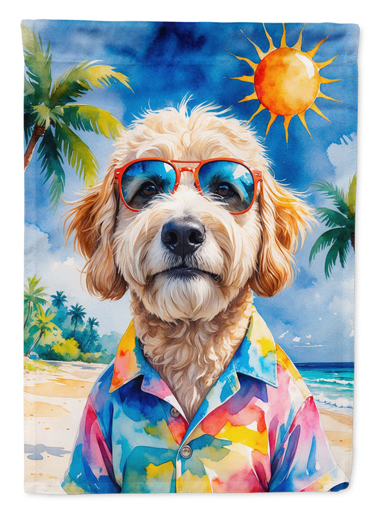Buy this GoldendoodleSummer Beach Time House Flag