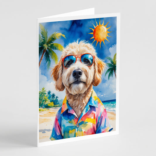 Buy this GoldendoodleSummer Beach Time Greeting Cards Pack of 8