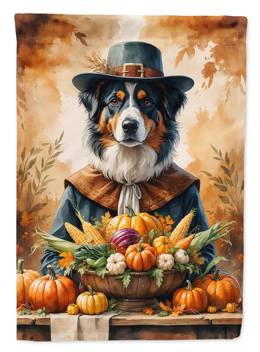 Buy this Australian Shepherd Thanksgiving House Flag