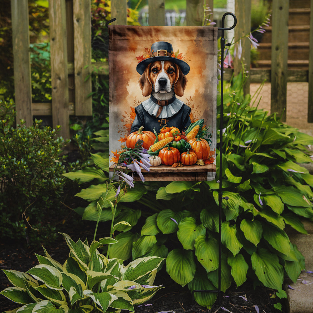 Beagle Thanksgiving Garden Flag