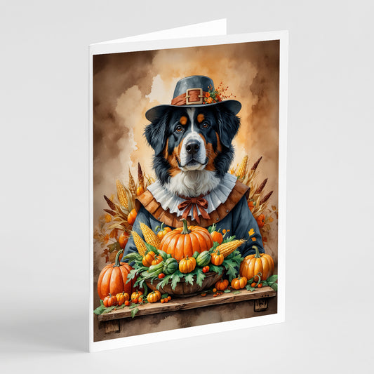 Buy this Bernese Mountain Dog Thanksgiving Greeting Cards Pack of 8
